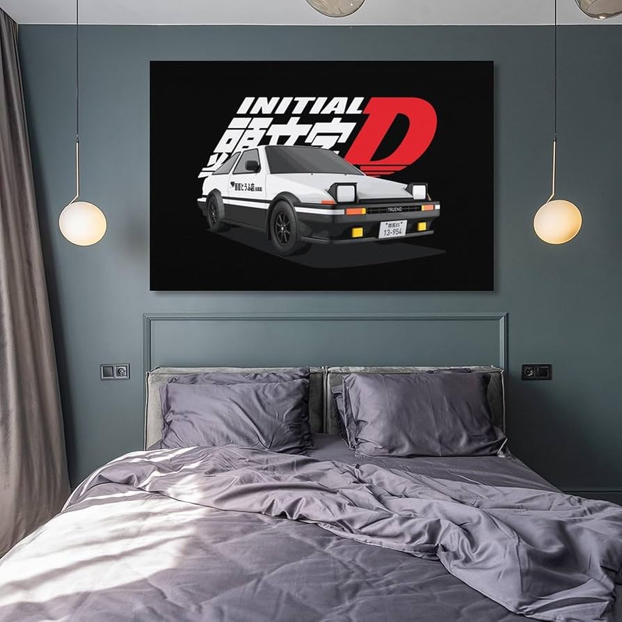 Amazon.co.jp: 頭文字d イニシャル D Ae86 ポスター アート